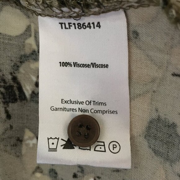 Triple Five Soul NYC Soft Button Down Floral Camo Military Dress - Picture 11 of 16